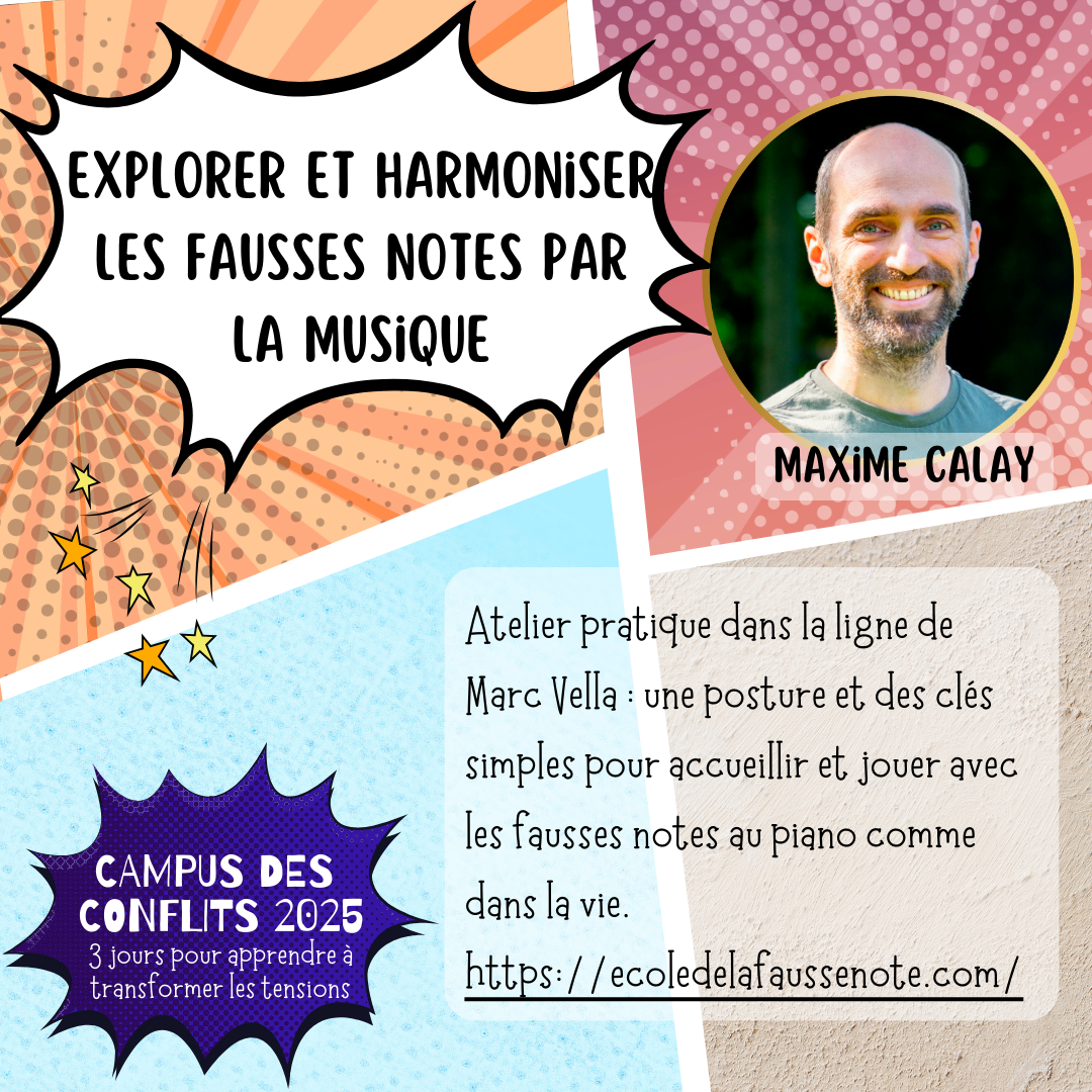 You are currently viewing Atelier « harmoniser les conflits par la musique »